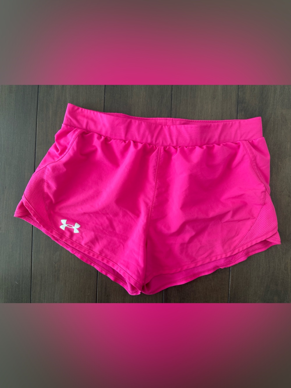 🌞Sale 3 for 15 Under Armour Gil’s L Bright Pink Performance Shorts